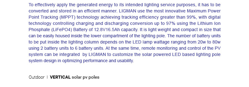 LIGMAN Vertical Solar Panel Lighting Poles 03-1