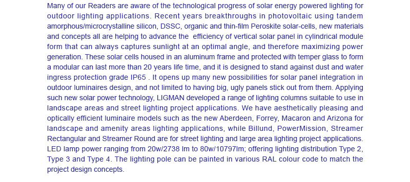LIGMAN Vertical Solar Panel Lighting Poles 03
